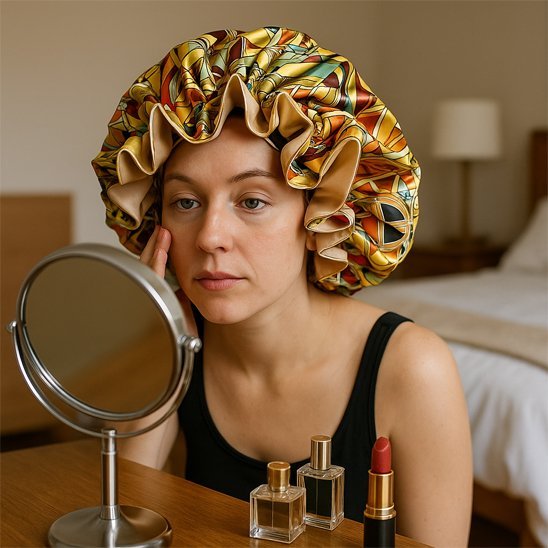 Bonnet en Satin | Anti - Frisottis - Beshariel Beauty