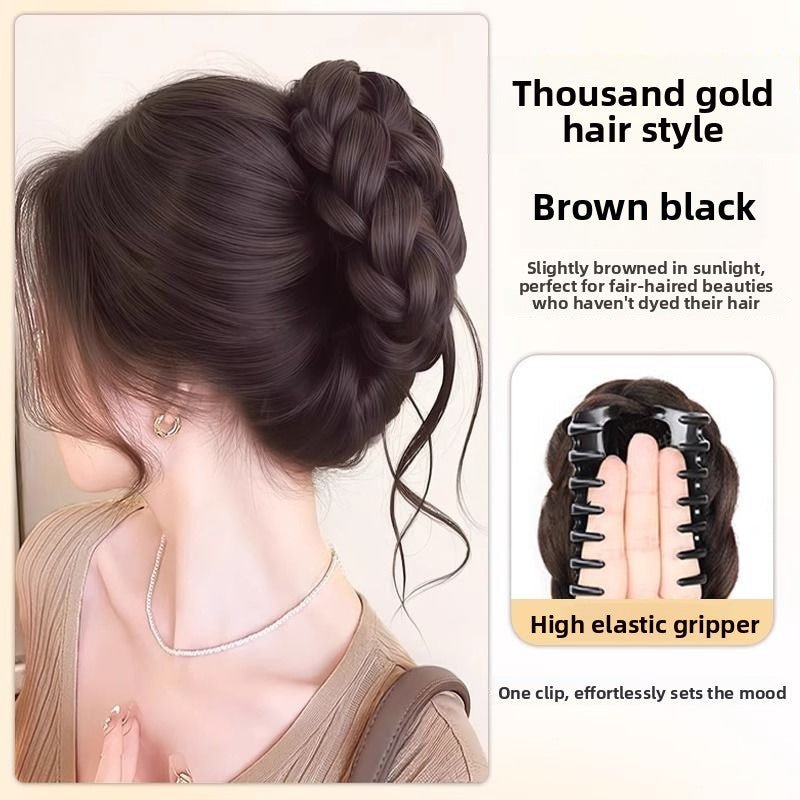 Chignon Celeste - L'extension chignon tréssé à pince crabe instantané - Beshariel Beauty