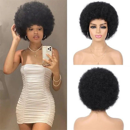 Perruque Afro Volumineuse – Style Explosif & Naturel | African Explosive Head Wig - Beshariel Beauty