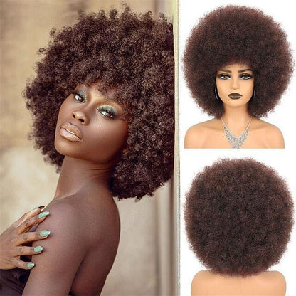 Perruque Afro Volumineuse – Style Explosif & Naturel | African Explosive Head Wig - Beshariel Beauty