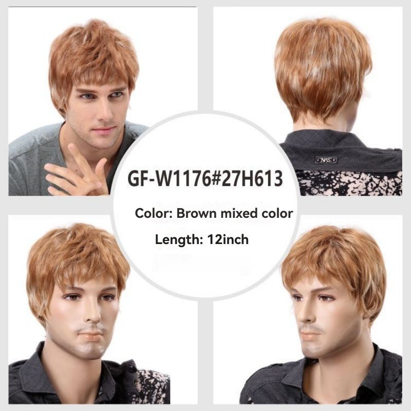 Short Inch Oblique Bangs Wig - Beshariel Beauty