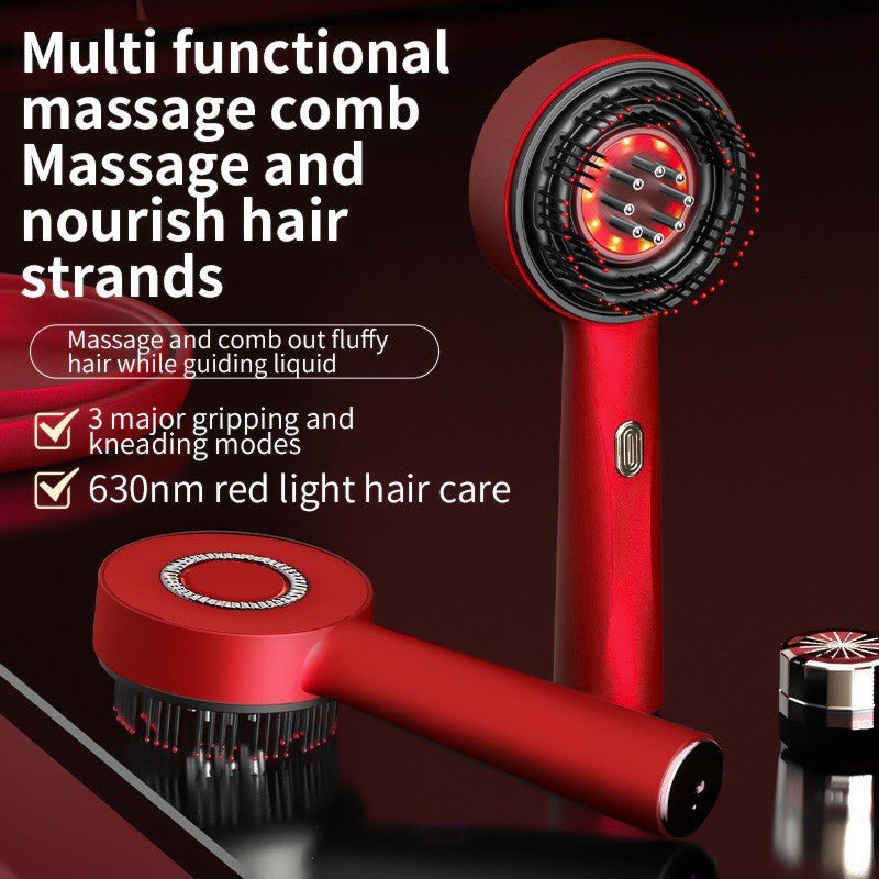 Peigne Masseur à Lumière Rouge et Applicateur de Lotion - Beshariel Beauty