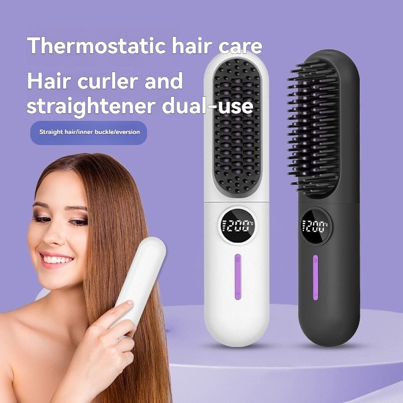 Peigne Lissant Sans Fil - Lissage Rapide et Pratique - Beshariel Beauty