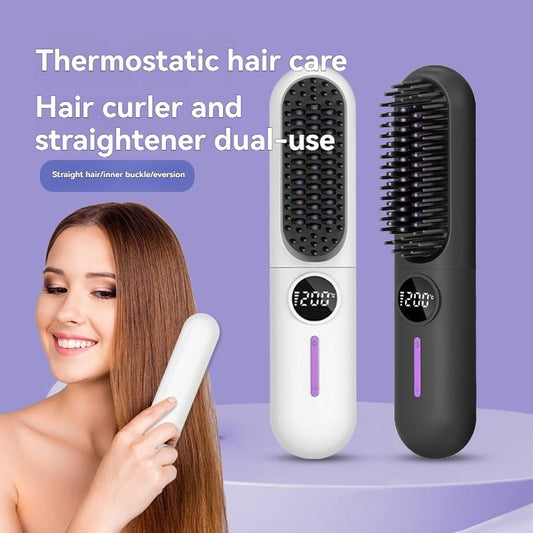 Peigne Lissant Sans Fil - Lissage Rapide et Pratique - Beshariel Beauty