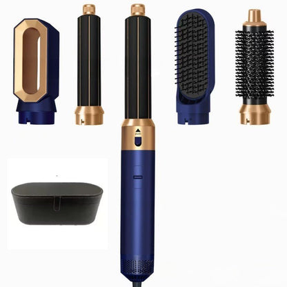 Brosse Soufflante 5 - en - 1 à Forte Aspiration - Coiffage Professionnel - Beshariel Beauty