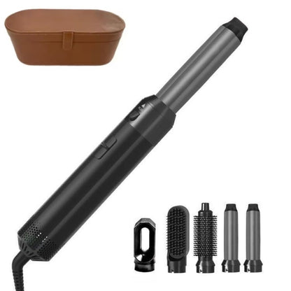 Brosse Soufflante 5-en-1 à Forte Aspiration - Coiffage Professionnel