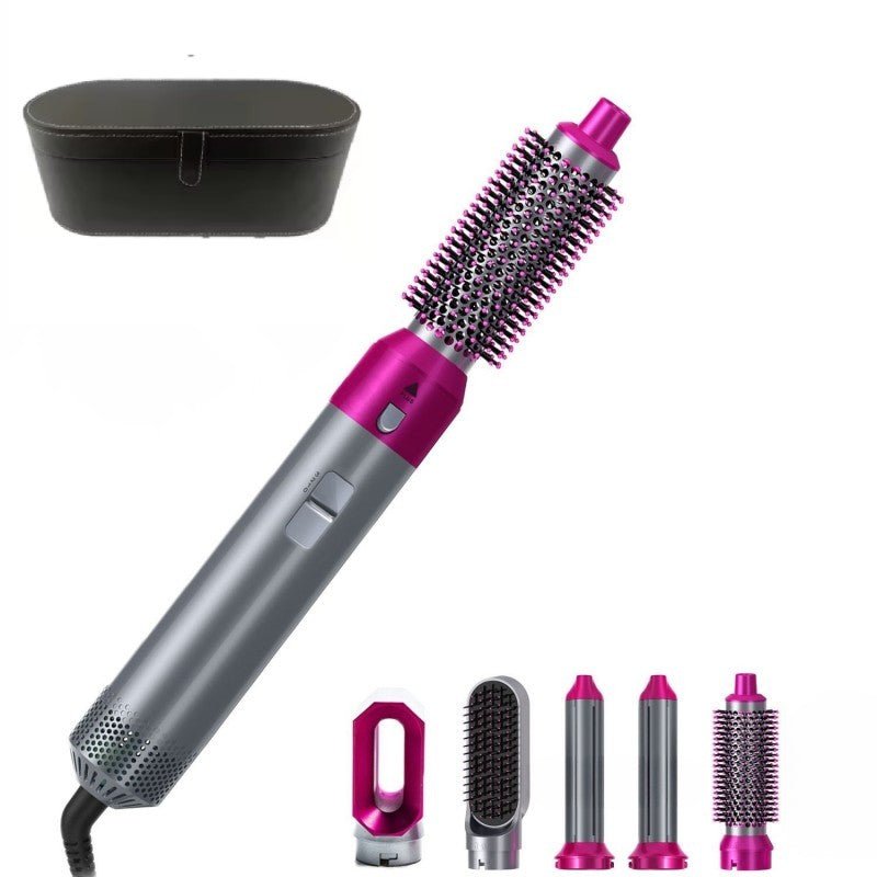 Brosse Soufflante 5 - en - 1 à Forte Aspiration - Coiffage Professionnel - Beshariel Beauty