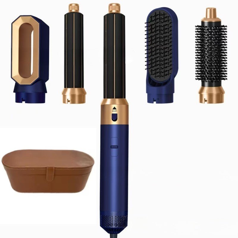 Brosse Soufflante 5 - en - 1 à Forte Aspiration - Coiffage Professionnel - Beshariel Beauty
