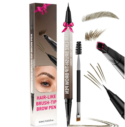 Crayon Sourcils Double Pointe — Trait Net & Zéro Bavure