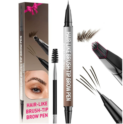 Crayon Sourcils Double Pointe — Trait Net & Zéro Bavure