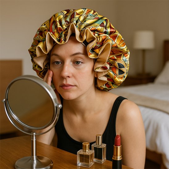 Bonnet en Satin | Anti-Frisottis
