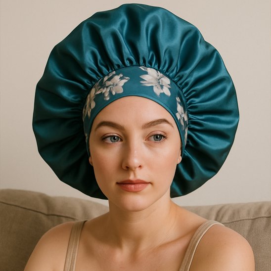 Bonnet en satin | Anti-frisottis
