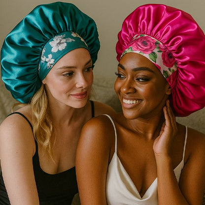 Bonnet en satin | Anti-frisottis