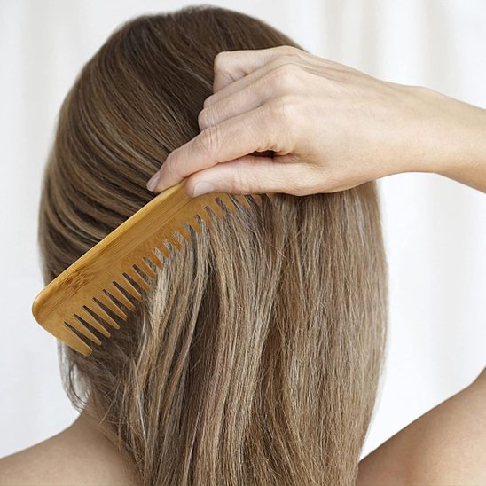 Peigne afro en bois | Démêlage sans douleur