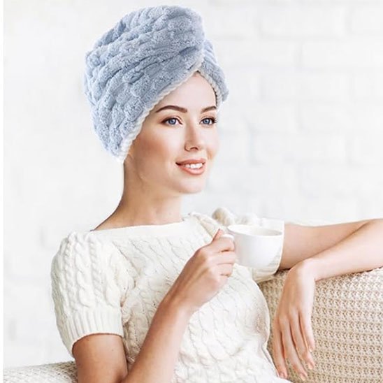 Serviette microfibre cheveux | Ultra-absorbante