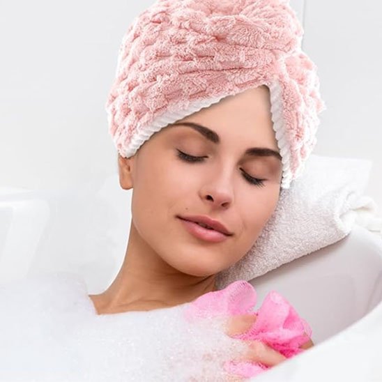 Serviette microfibre cheveux | Ultra-absorbante