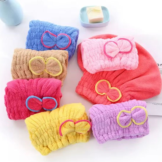 Serviette microfibre cheveux | Séchage Ultra-Rapide