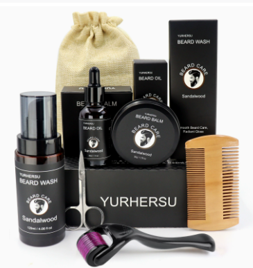 Coffret Soin Barbe au Bois de Santal — Routine Grooming Complète