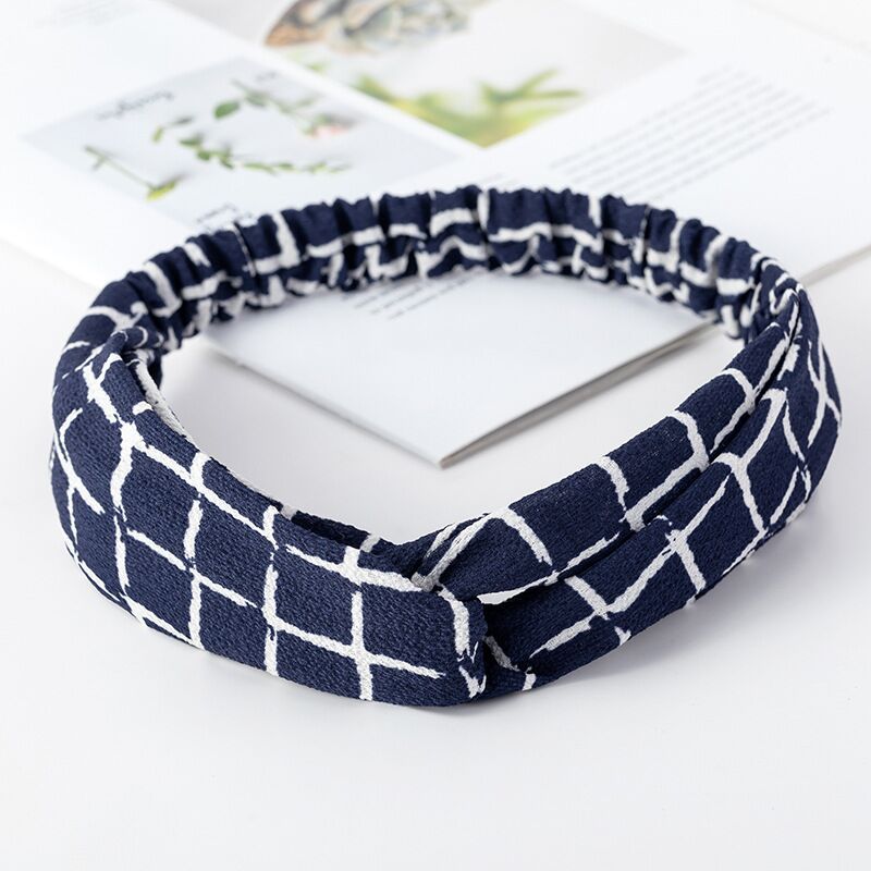 Bandeau Cheveux Élastique Nœud Croisé