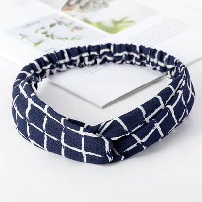 Bandeau Cheveux Élastique Nœud Croisé