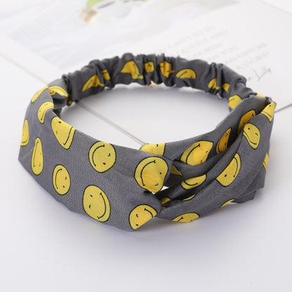 Bandeau Cheveux Élastique Nœud Croisé
