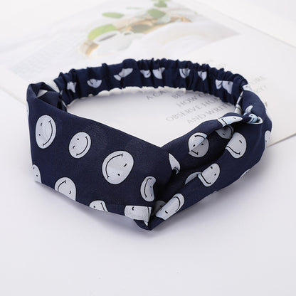 Bandeau Cheveux Élastique Nœud Croisé