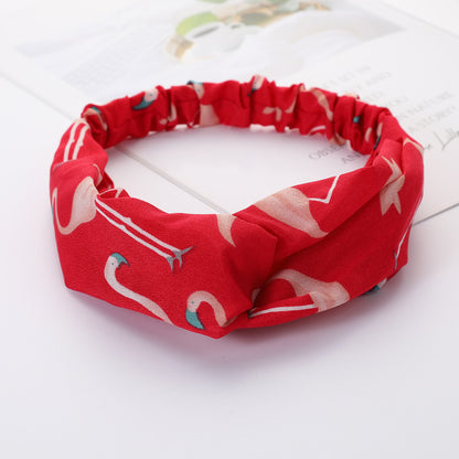 Bandeau Cheveux Élastique Nœud Croisé