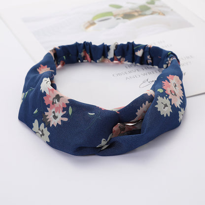 Bandeau Cheveux Élastique Nœud Croisé