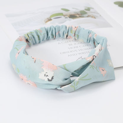 Bandeau Cheveux Élastique Nœud Croisé