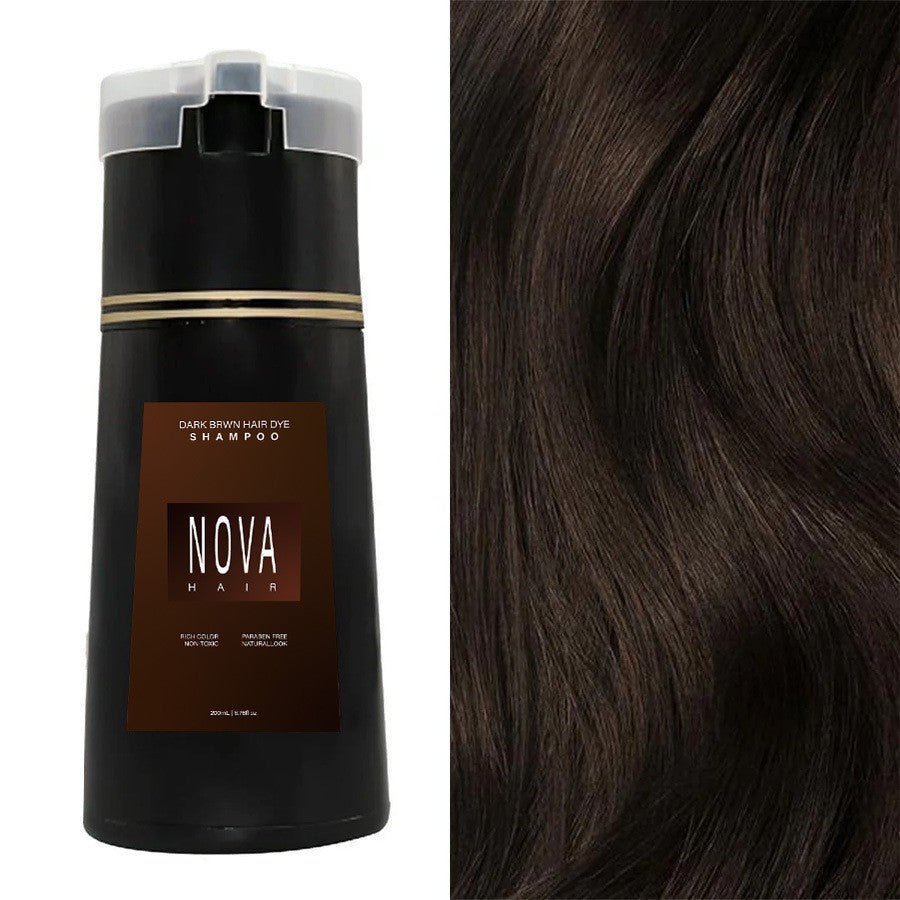 NOVA HAIR – Shampoing colorant cheveux, plusieurs teintes – 200 ml - Beshariel Beauty