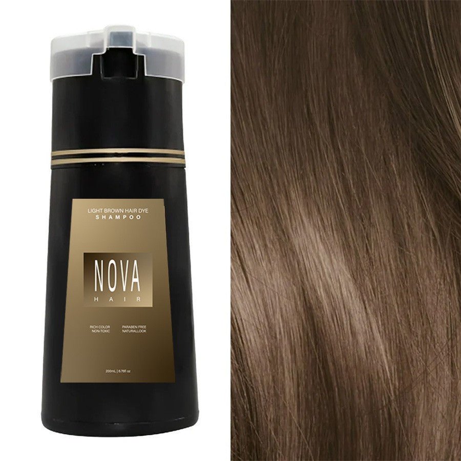 NOVA HAIR – Shampoing colorant cheveux, plusieurs teintes – 200 ml - Beshariel Beauty