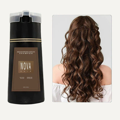 NOVA HAIR – Shampoing colorant cheveux, plusieurs teintes – 200 ml - Beshariel Beauty