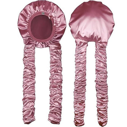 Satin Heatless Curly Nightcap - Beshariel Beauty