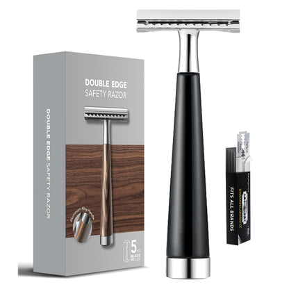 Rasoir Manuel en Bois pour Homme - Style Vintage