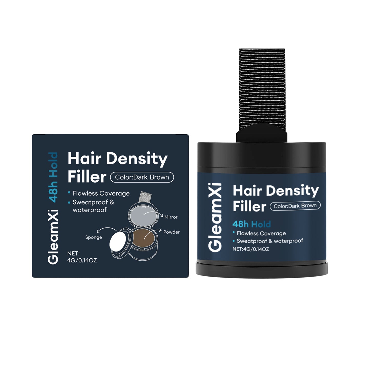 Poudre Densifiante Ligne Capillaire – Hairline Filler Powder | Brun & Noir - Beshariel Beauty
