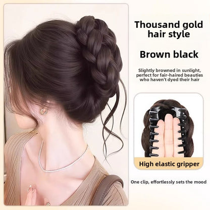 Chignon Celeste - L'extension chignon tréssé à pince crabe instantané