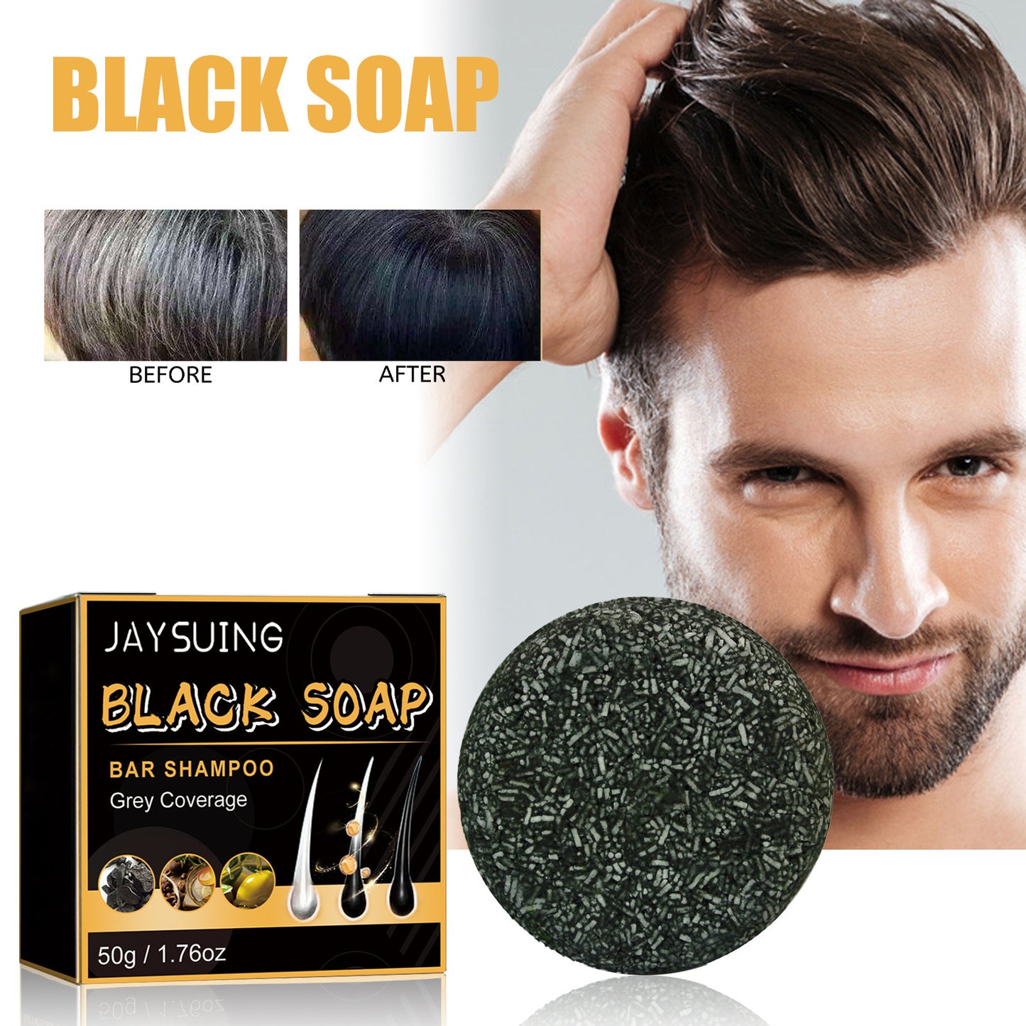 Shampooing Noircissant Ufa Soap 50G – Blackening Shampoo - Beshariel Beauty