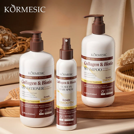 Coffret Soin Capillaire au Collagène Kormesic - Beshariel Beauty
