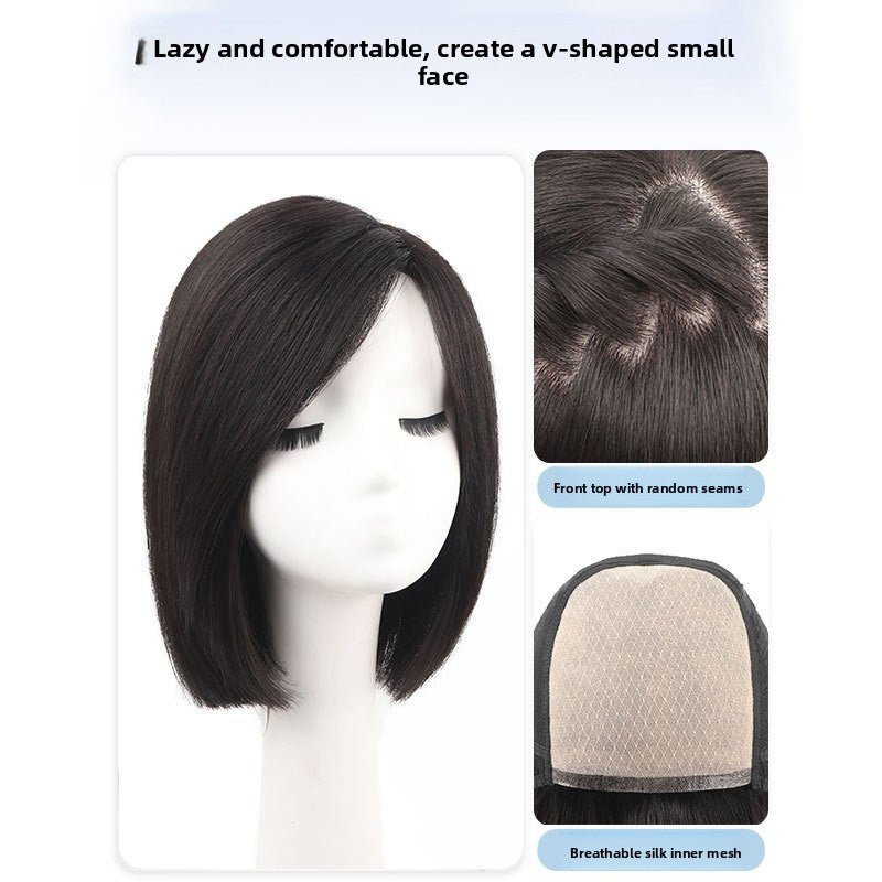 Perruque femme en cheveux humains – Raie sur le côté - Beshariel Beauty