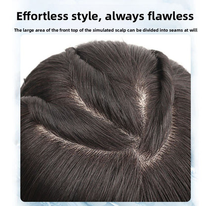 Perruque femme en cheveux humains – Raie sur le côté - Beshariel Beauty