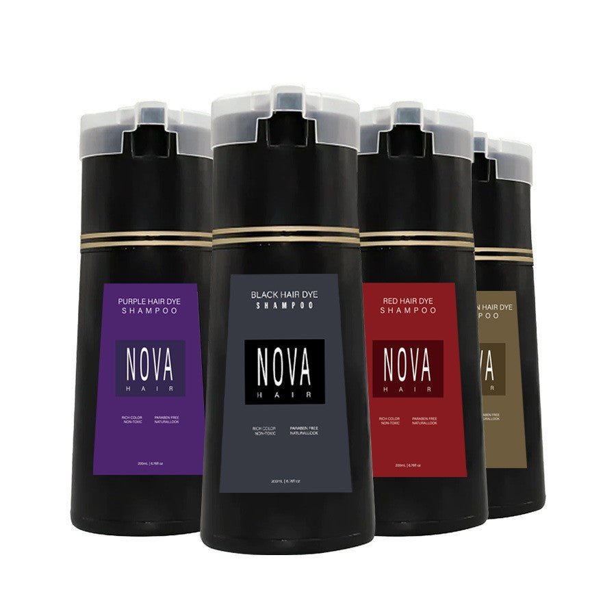 NOVA HAIR – Shampoing colorant cheveux, plusieurs teintes – 200 ml - Beshariel Beauty