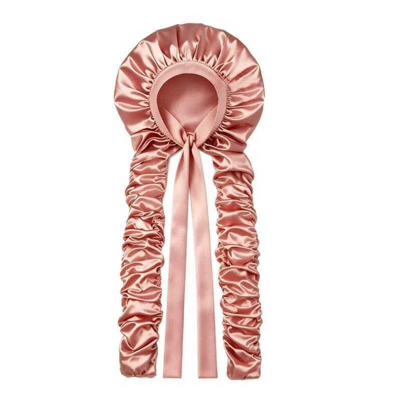Satin Heatless Curly Nightcap - Beshariel Beauty