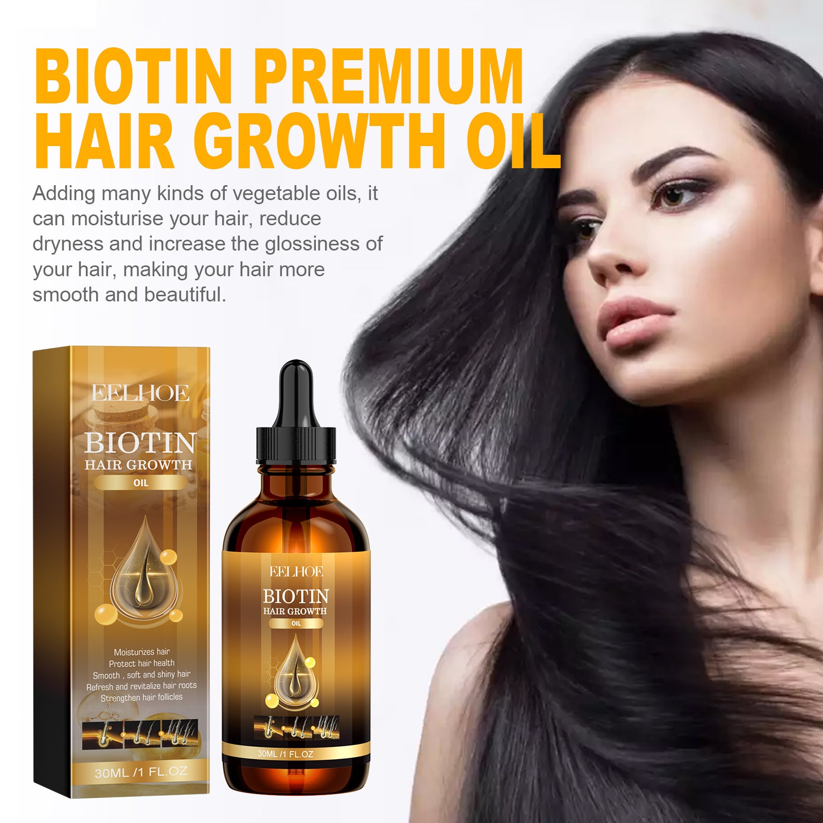 Spray Capillaire à la Biotine – Croissance & Vitalité - Beshariel Beauty