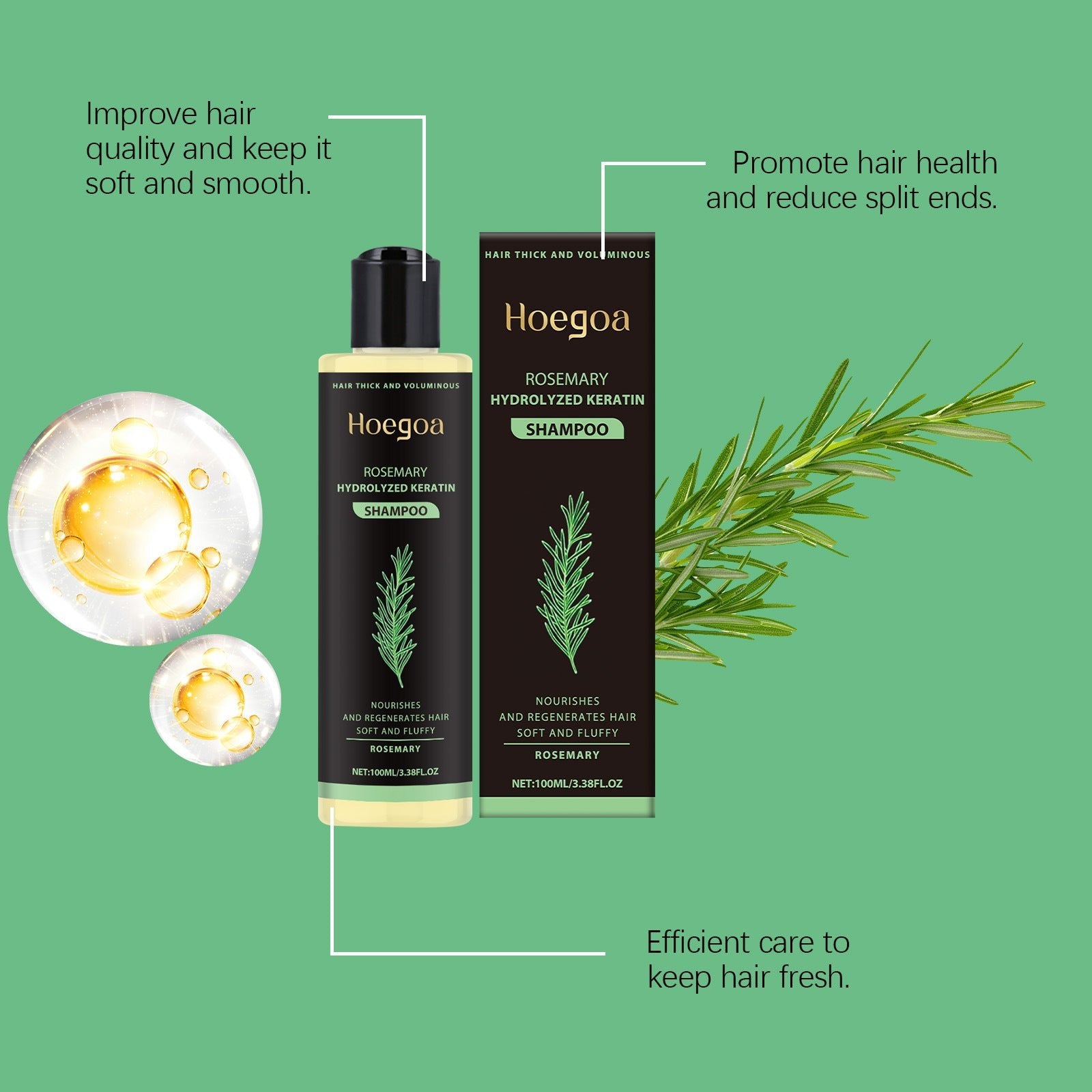 Shampooing Contrôle du Sébum & Volume 100ML – Oil Control Fluffy Shampoo - Beshariel Beauty