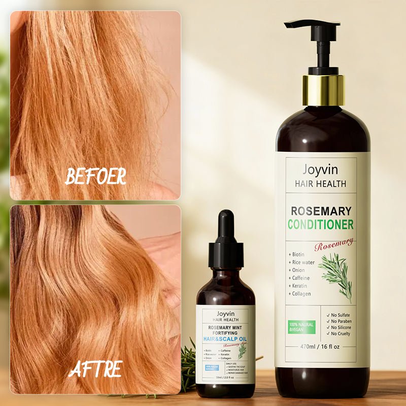 Coffret Capillaire Romarin & Menthe | Soin Complet Anti-Chute - Beshariel Beauty