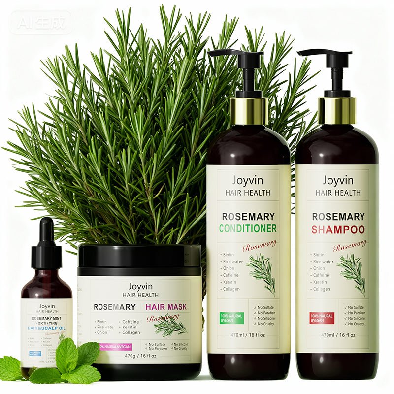 Coffret Capillaire Romarin & Menthe | Soin Complet Anti-Chute - Beshariel Beauty