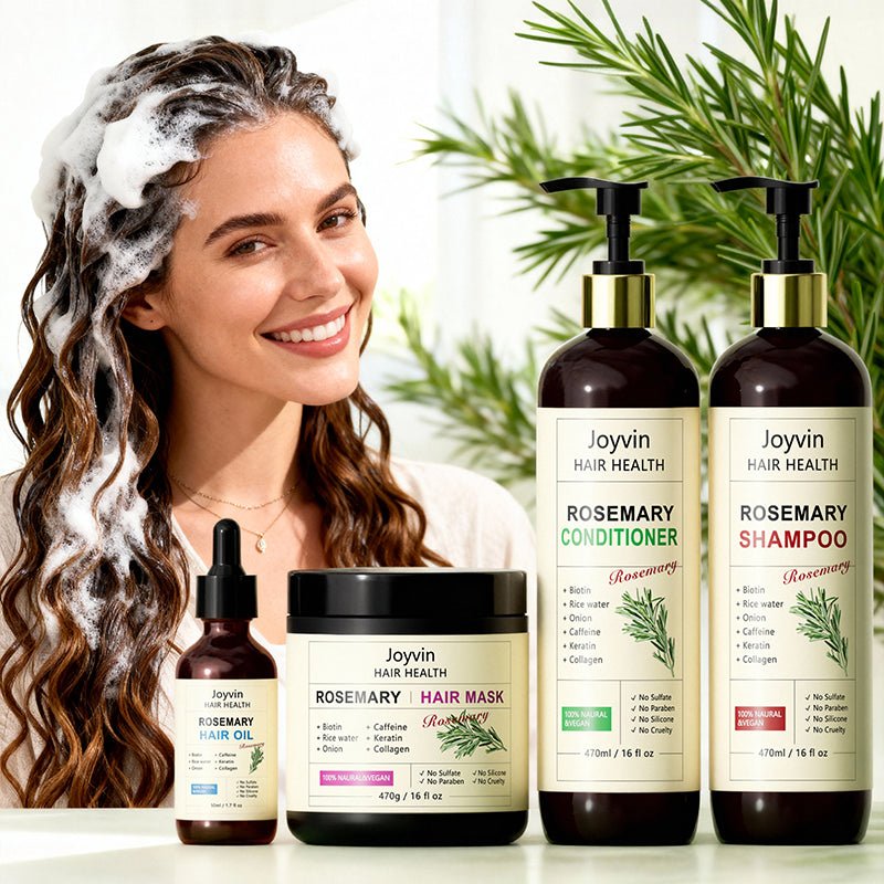 Coffret Capillaire Romarin & Menthe | Soin Complet Anti-Chute - Beshariel Beauty