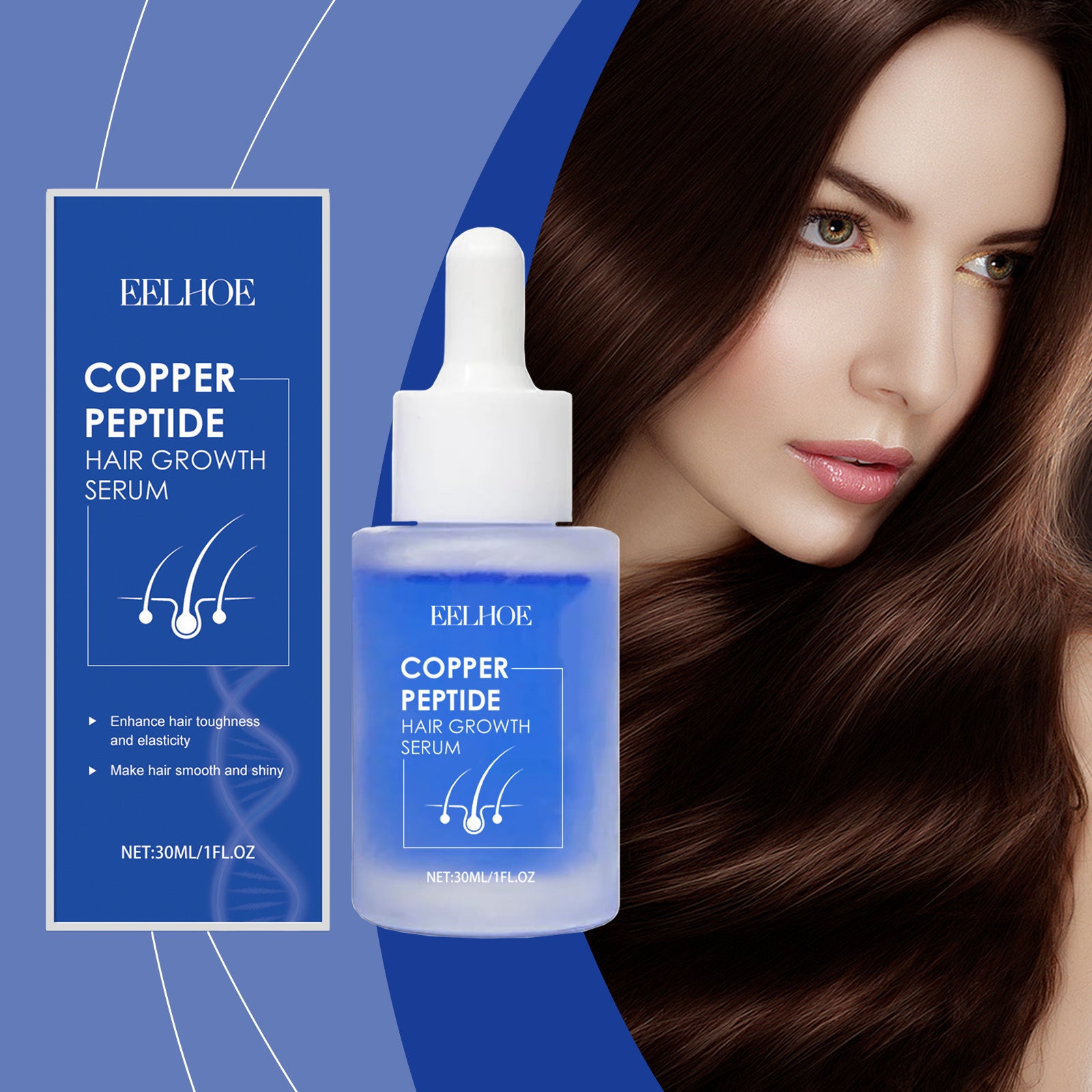 Essence Capillaire aux Peptides de Cuivre Bleu - Beshariel Beauty