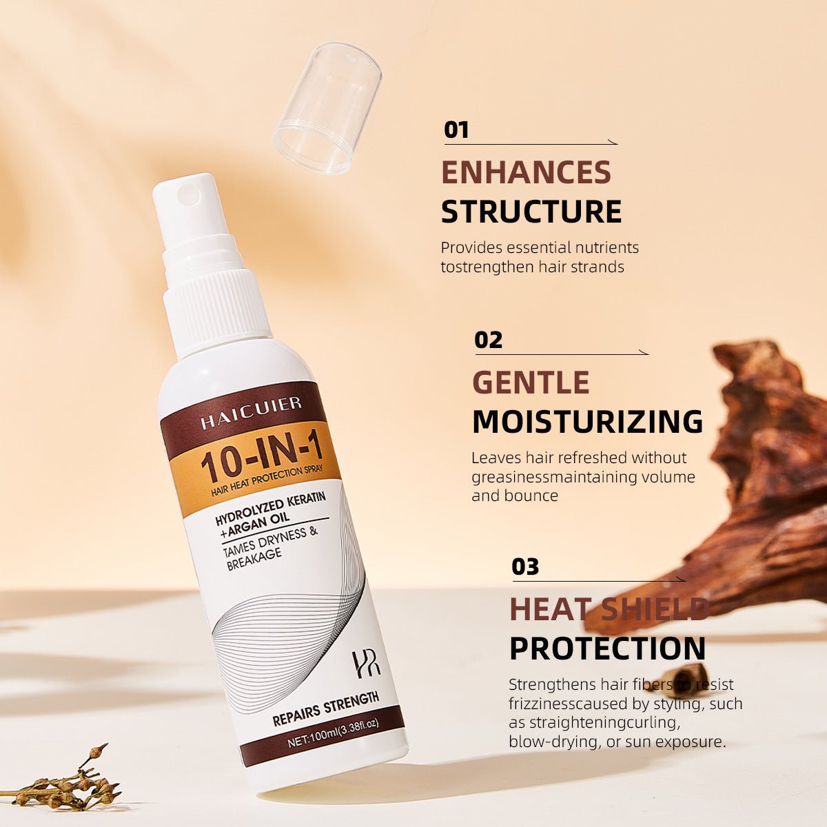 Spray Protection Thermique Cheveux | Hair Heat Protection Spray - Beshariel Beauty