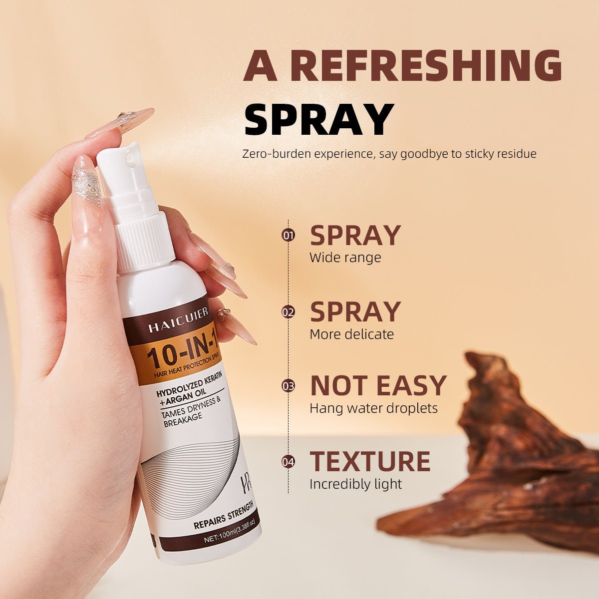 Spray Protection Thermique Cheveux | Hair Heat Protection Spray - Beshariel Beauty